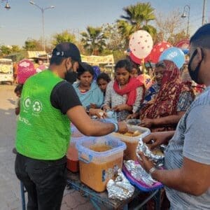 low waste shoot; donating food; waste management